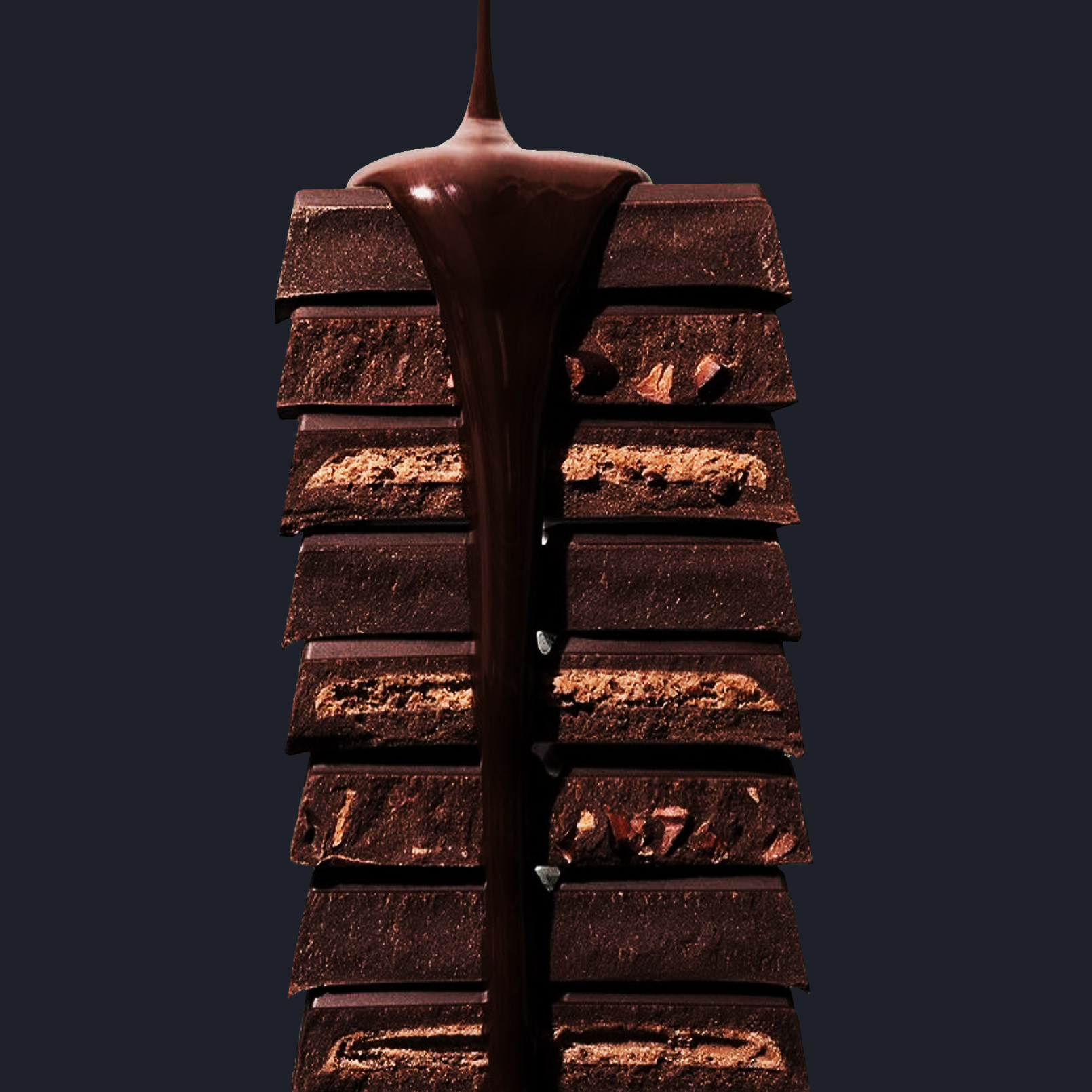A stack of Hu chocolate bars